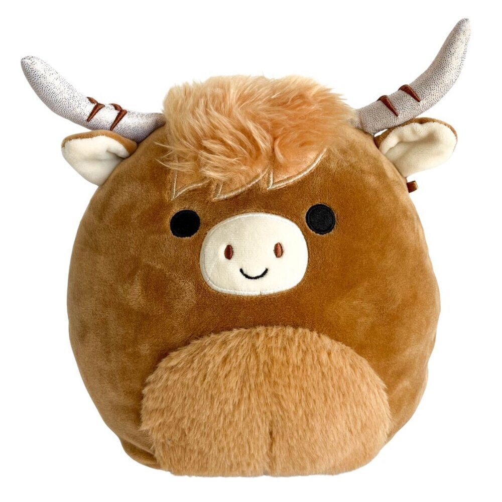Squishmallows 8" Wilfred The Longhorn Cow Stuffed Animal Plush Toy